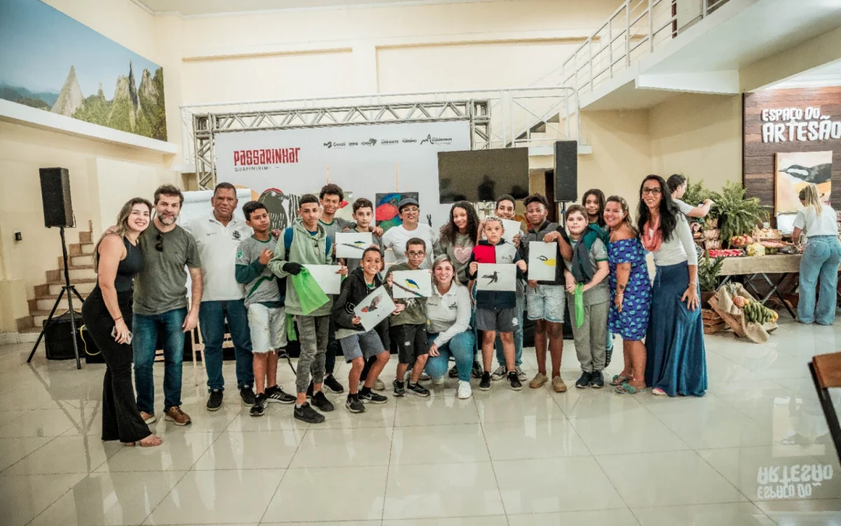 Universo das aves é explorado em exposição e expedição em Guapimirim