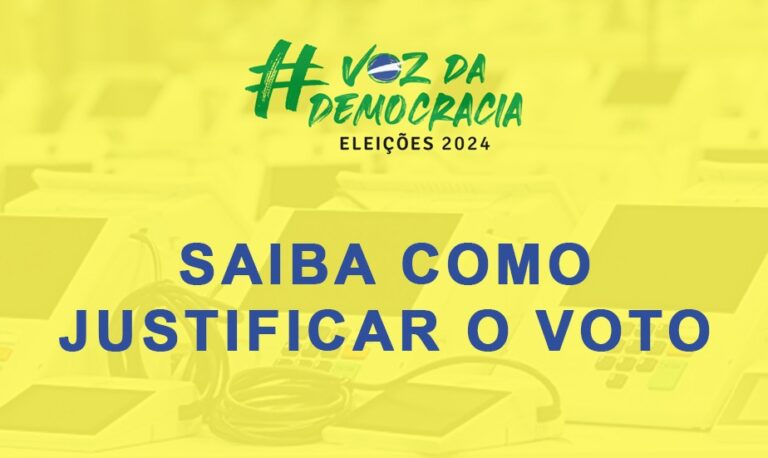 Eleições 2024: saiba como justificar o voto